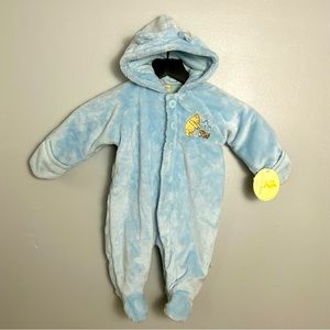 Classic Pooh Button Front Pram Suit